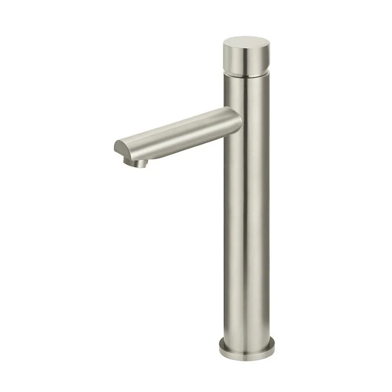 Meir Round Pinless Tall Basin Mixer Tap - PVD Brushed Nickel