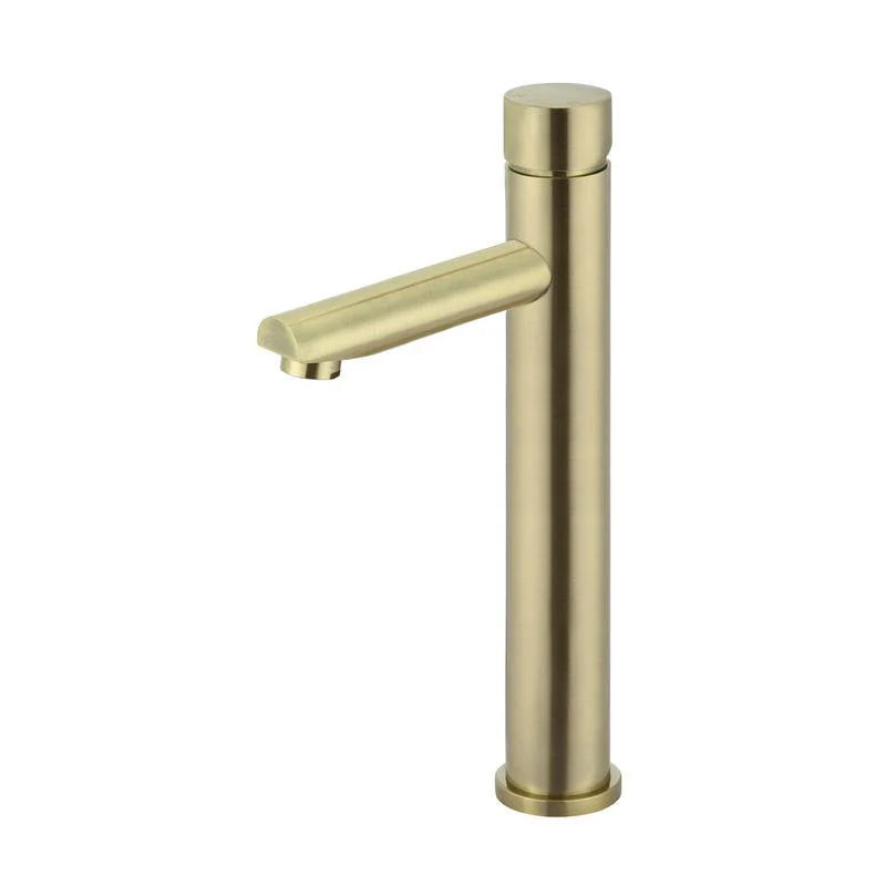 Meir Round Pinless Tall Basin Mixer Tap - PVD Tiger Bronze