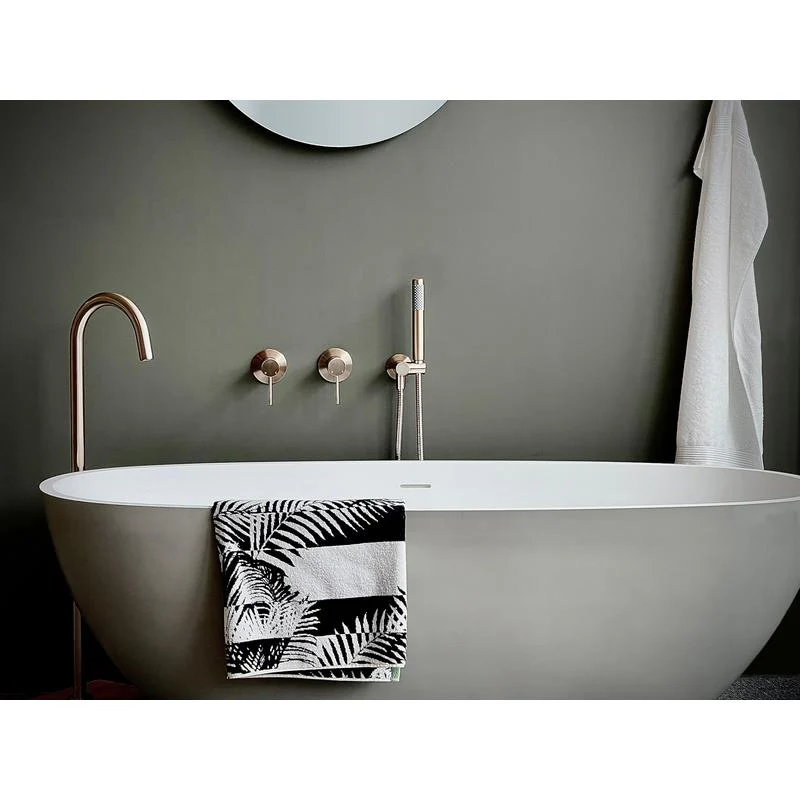 Meir Round Shower on Bracket - Champagne - Image 3