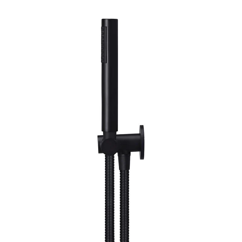 Meir Round Shower on Bracket - Black Matte - Image 3