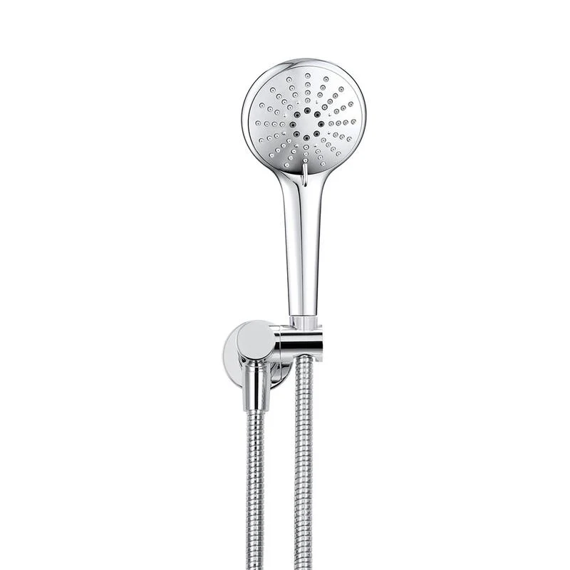Meir Round Hand Shower on Swivel Bracket - Polished Chrome - Image 2