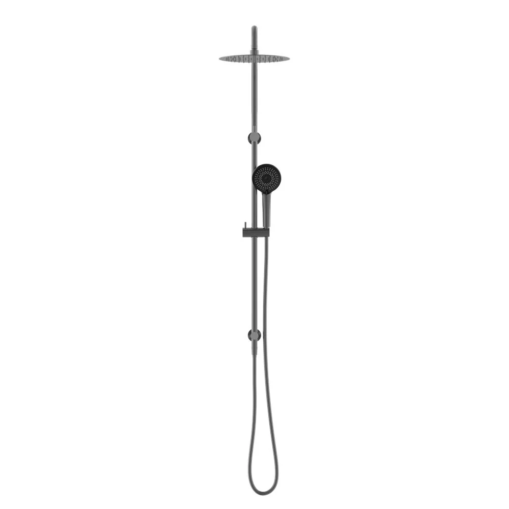 Nero Round Project Twin Shower - Gun Metal - Image 2