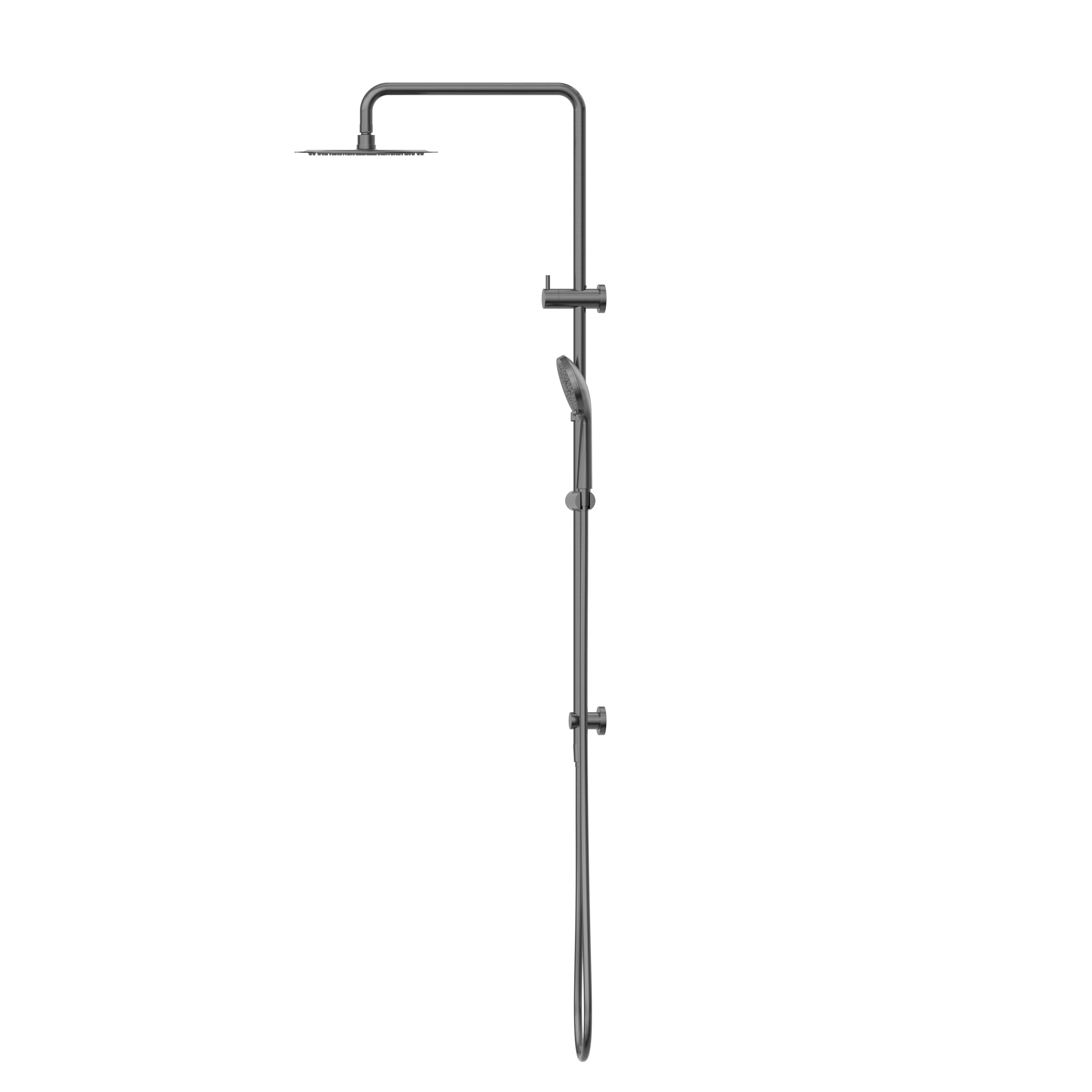 Nero Round Project Twin Shower - Gun Metal - Image 3