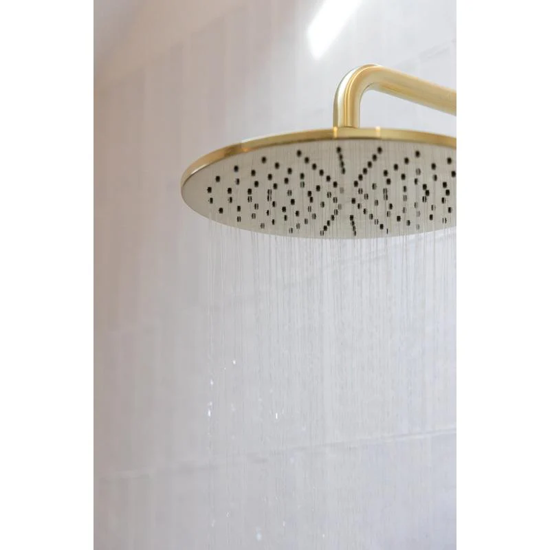 Meir Round Shower Head / Rose 300mm - PVD Tiger Bronze - Image 6