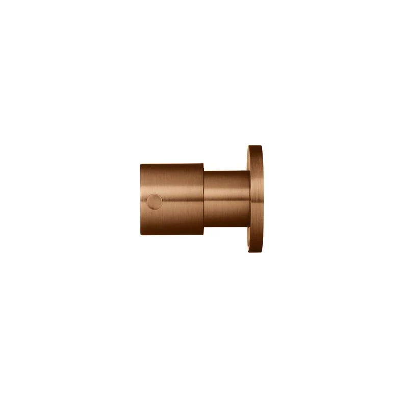 Meir Round Quarter Turn Wall Top Assemblies - Lustre Bronze - Image 3