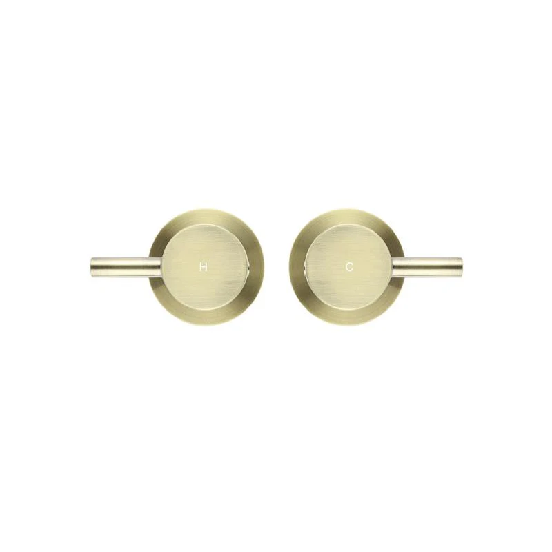 Meir Round Quarter Turn Wall Top Assemblies - PVD Tiger Bronze - Image 3