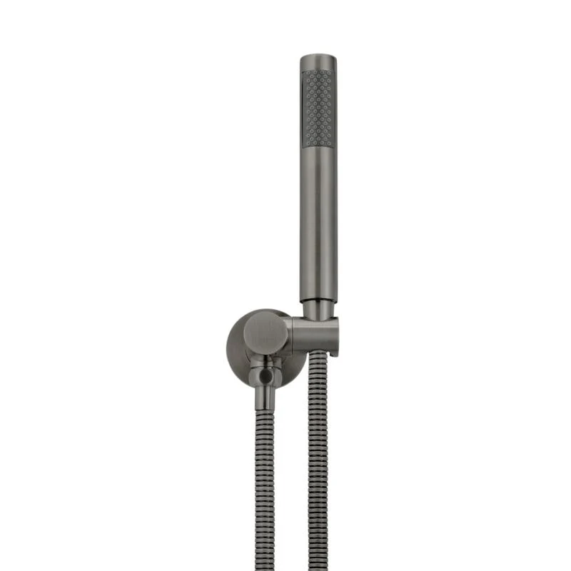 Meir Round Shower on Bracket - Shadow Gun Metal - Image 2