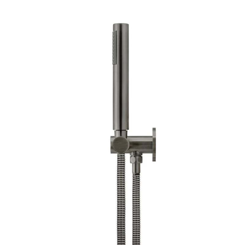 Meir Round Shower on Bracket - Shadow Gun Metal - Image 3