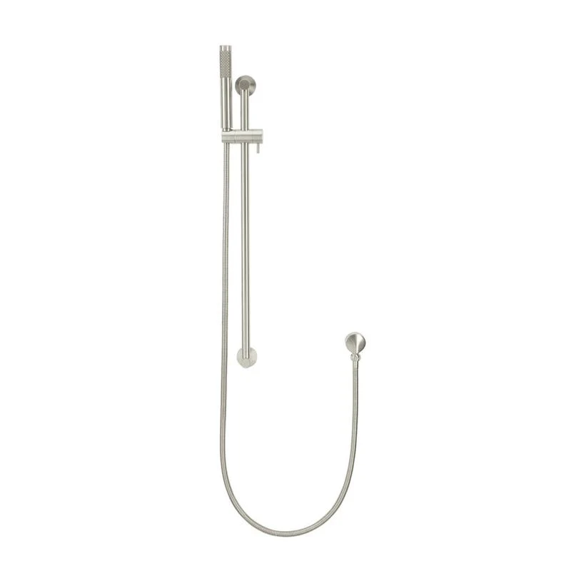 Meir Round Hand Shower on Rail Column - PVD Brushed Nickel - Image 2