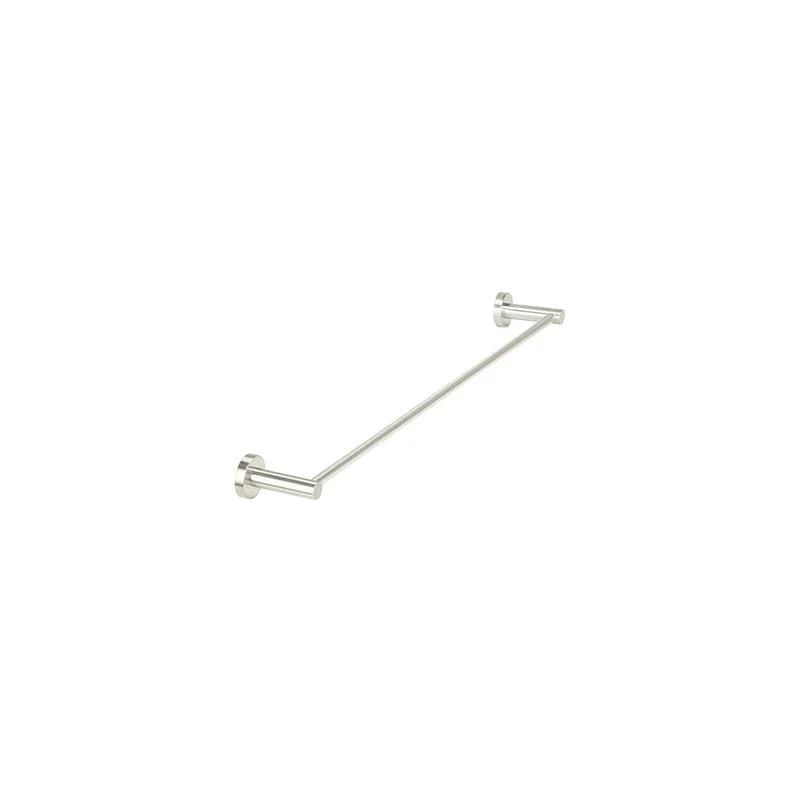 Meir Round Single Towel Rail 600mm - PVD Brushed Nickel