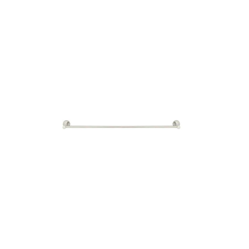 Meir Round Single Towel Rail 600mm - PVD Brushed Nickel - Image 2