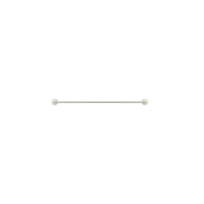 Meir Round Single Towel Rail 600mm - PVD Brushed Nickel - Image 3