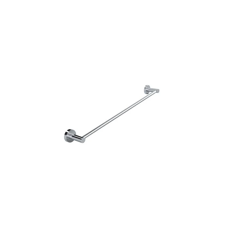 Meir Round Single Towel Rail 600mm - Polished Chrome