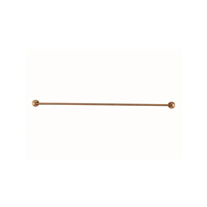 Meir Round Single Towel Rail - Lustre Bronze - Image 2