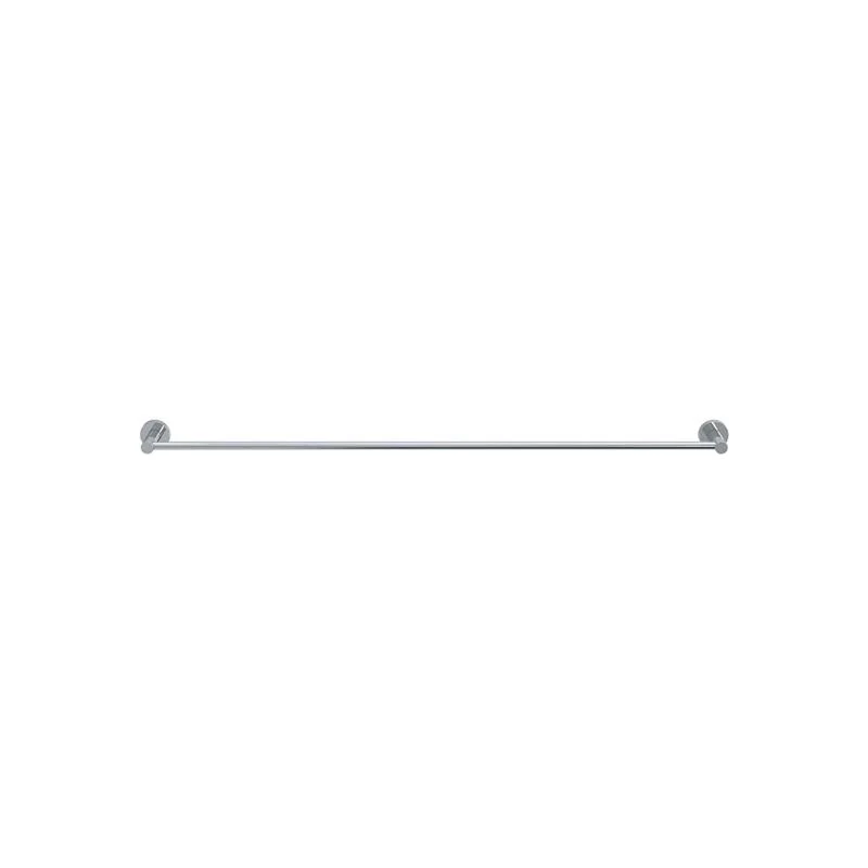 Meir Round Single Towel Rail - Polished Chrome - Image 2