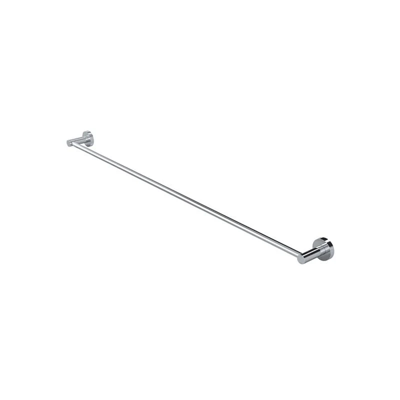 Meir Round Single Towel Rail - Polished Chrome - Image 5