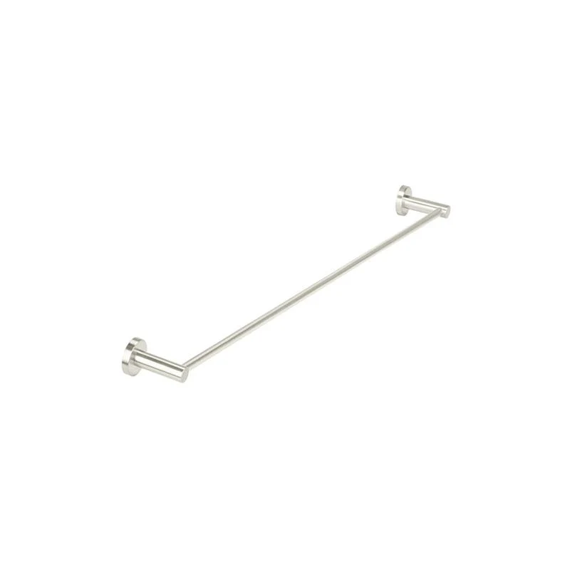 Meir Round Single Towel Rail - PVD Brushed Nickel