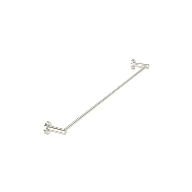 Meir Round Single Towel Rail - PVD Brushed Nickel - Image 5