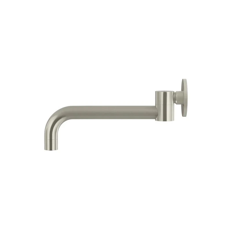 Meir Round Swivel Wall Spout - PVD Brushed Nickel - Image 2