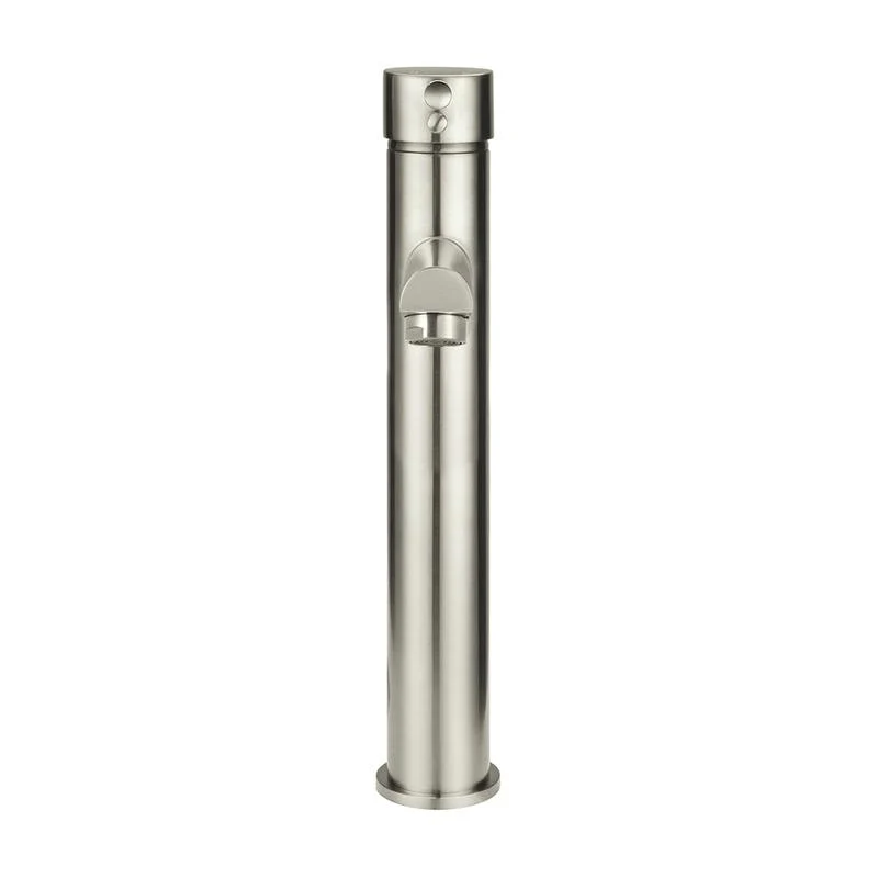 Meir Round Tall Basin Mixer Tap - PVD Brushed Nickel - Image 3