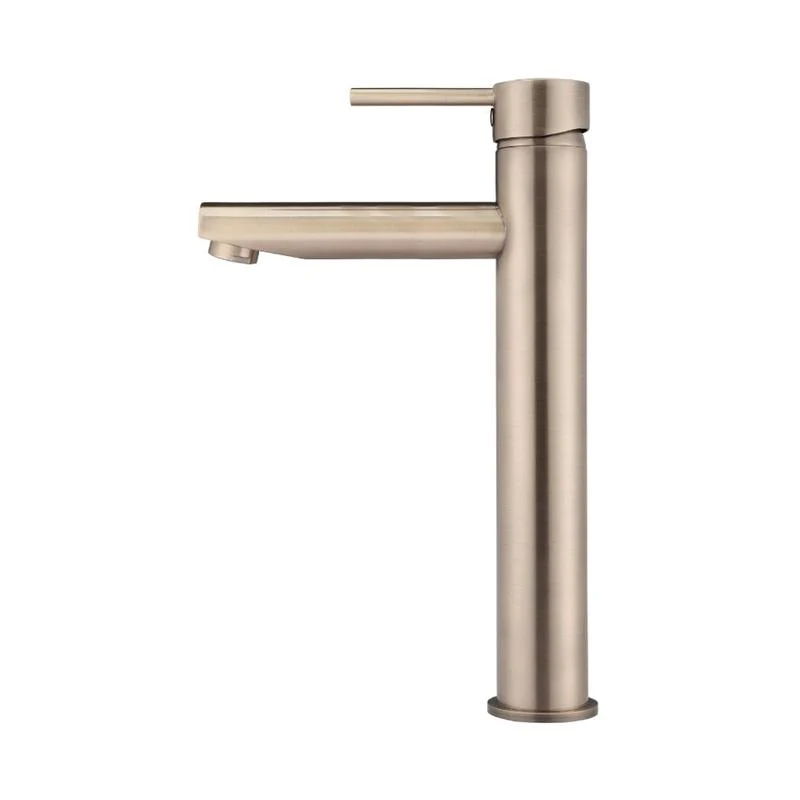 Meir Round Tall Basin Mixer Tap - Champagne - Image 2