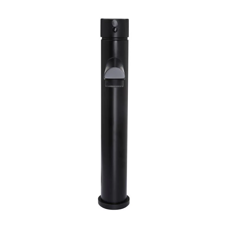 Meir Round Tall Basin Mixer Tap - Black Matte - Image 3