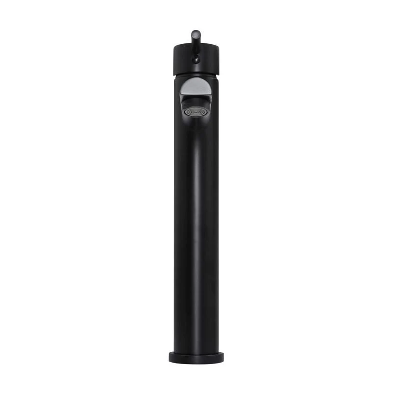 Meir Round Tall Basin Mixer Tap - Black Matte - Image 4