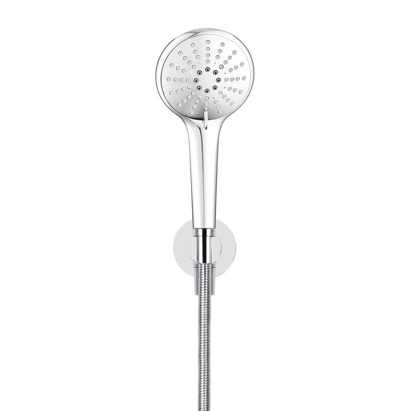 Meir Round Three Function Hand Shower on Fixed Bracket - Polished Chrome - Image 2