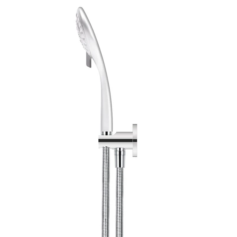 Meir Round Three Function Hand Shower on Fixed Bracket - Polished Chrome - Image 3