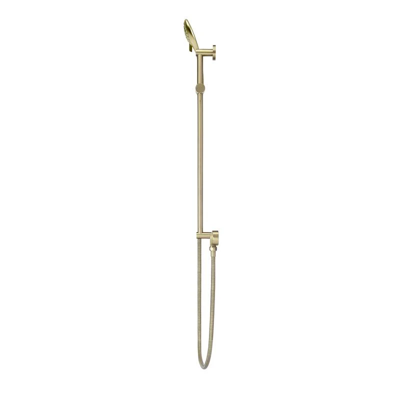 Meir Round Three Function Hand Shower on Rail Column - PVD Tiger Bronze - Image 3