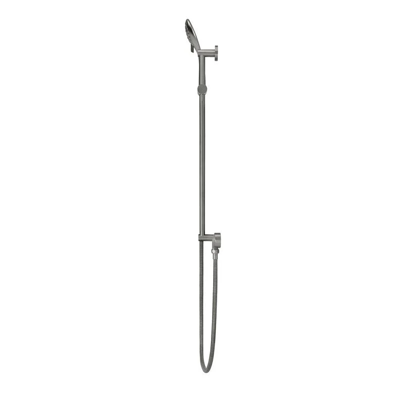 Meir Round Three Function Hand Shower on Rail Column - Shadow Gun Metal - Image 3