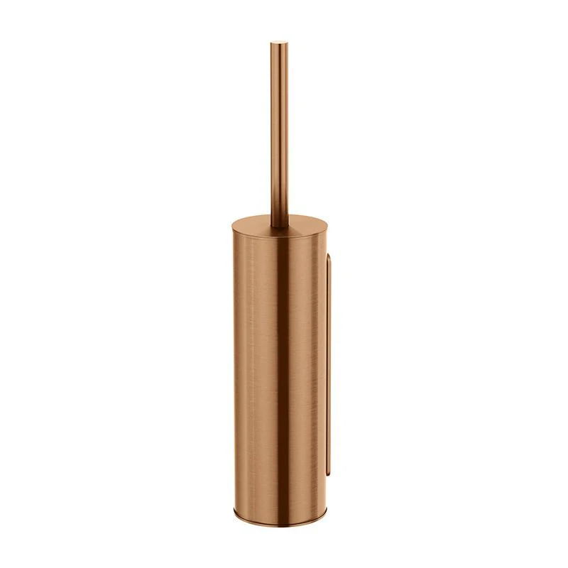 Meir Round Toilet Brush & Holder - Lustre Bronze