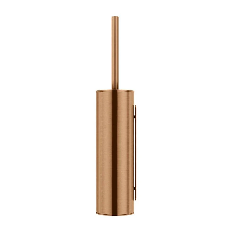 Meir Round Toilet Brush & Holder - Lustre Bronze - Image 2