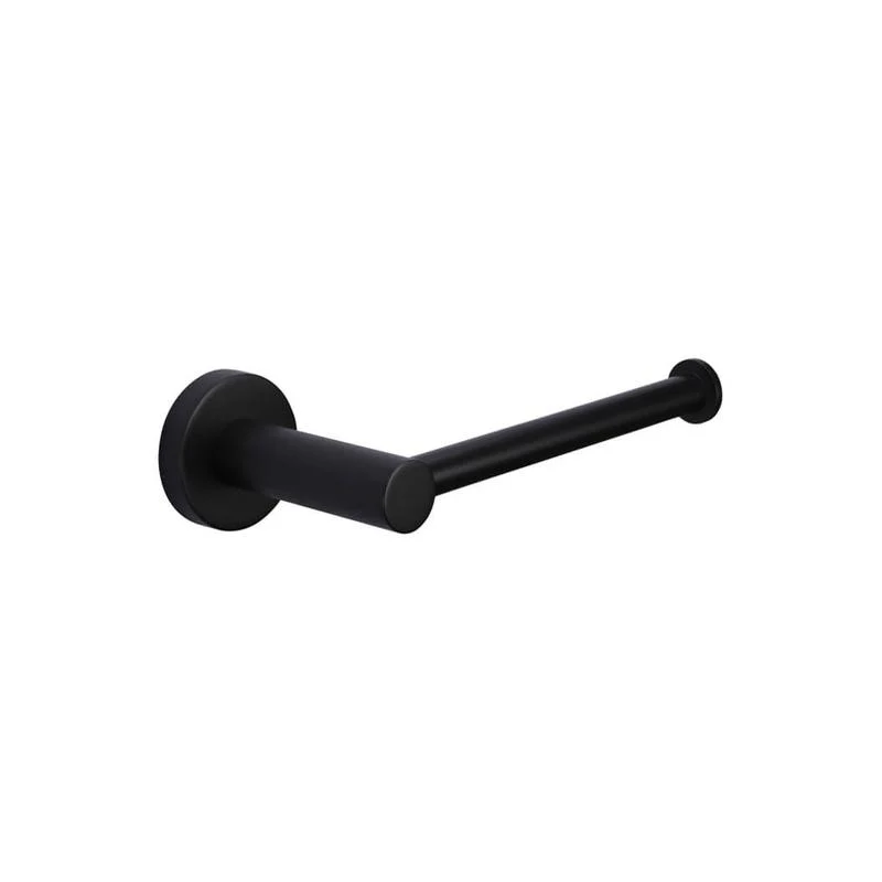 Meir Round Toilet Roll Holder - Black Matte