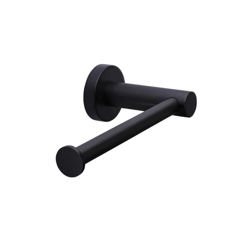 Meir Round Toilet Roll Holder - Black Matte - Image 2