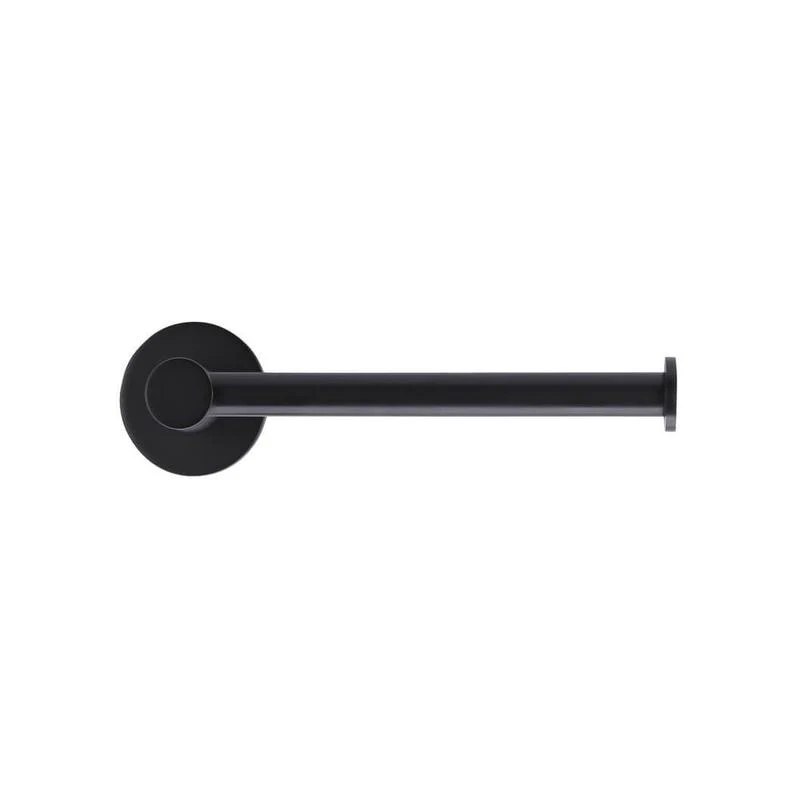 Meir Round Toilet Roll Holder - Black Matte - Image 3