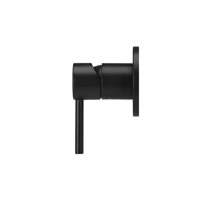 Meir Round Wall Mixer Trim Kit (In-wall Body Not Included) - Black Matte - Image 2