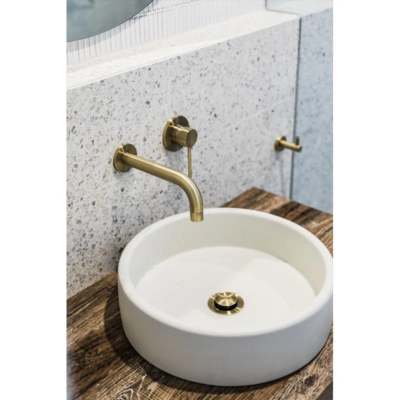 Meir Round Wall Mixer Trim Kit (In-wall Body Not Included) - PVD Tiger Bronze - Image 8