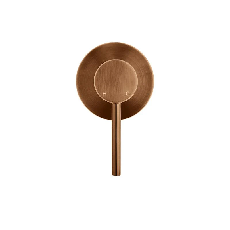 Meir Round Wall Mixer Trim Kit (In-wall Body Not Included) - Lustre Bronze - Image 3