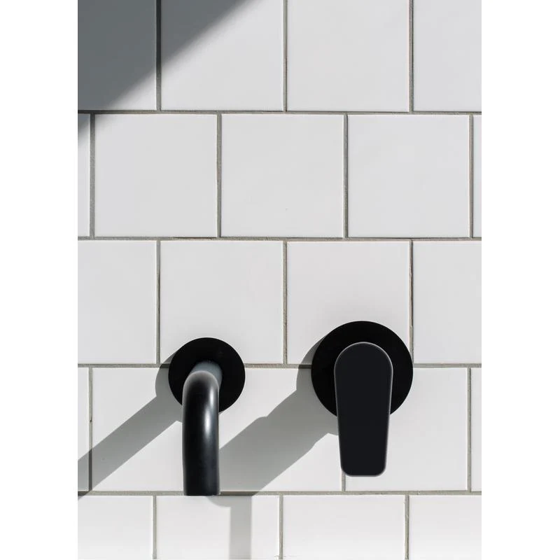 Meir Round Wall Mixer Paddle Handle Trim Kit (In-wall Body Not Included) - Black Matte - Image 4