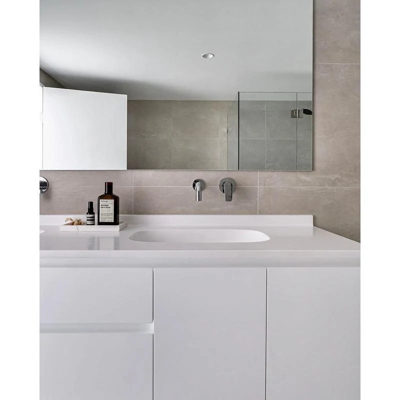Meir Round Wall Mixer Paddle Handle Trim Kit (In-wall Body Not Included) - Polished Chrome - Image 4