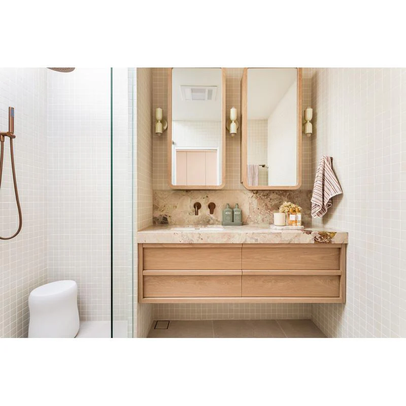 Meir Round Wall Mixer Paddle Handle Trim Kit (In-wall Body Not Included) - Lustre Bronze - Image 4