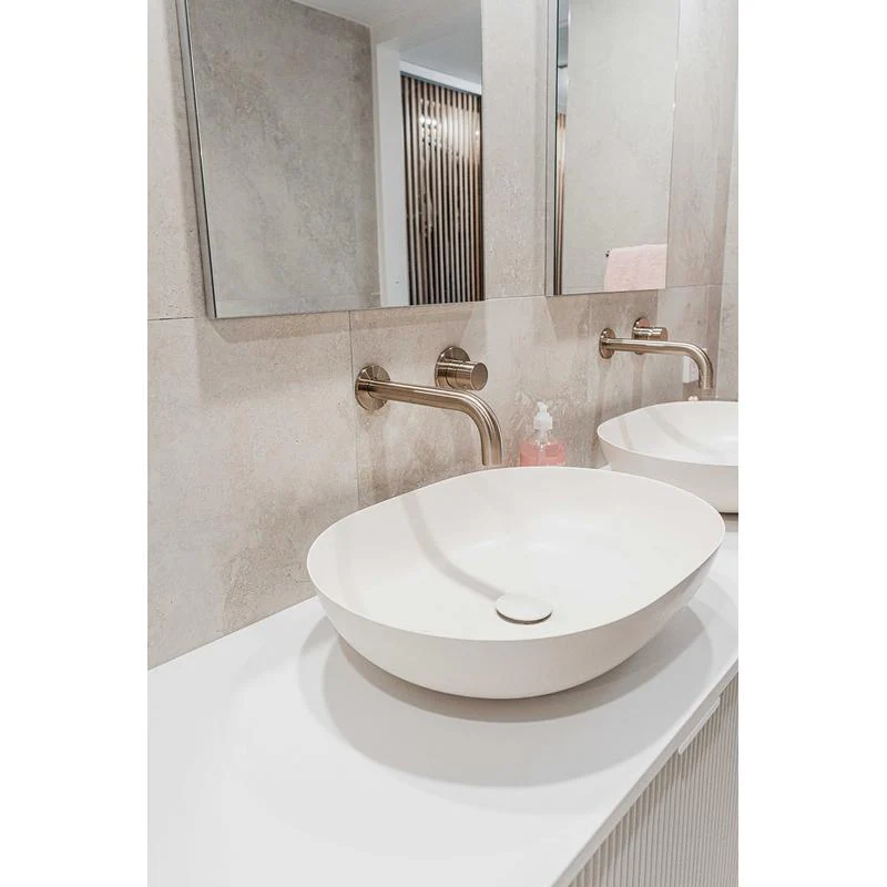 Meir Round Wall Mixer Pinless Handle Trim Kit (In-wall Body Not Included) - Champagne - Image 4