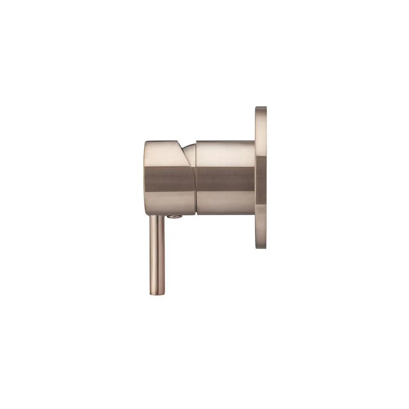 Meir Round Wall Mixer Short Pinâ€“lever Trim Kit (In-wall Body Not Included) - Champagne - Image 2