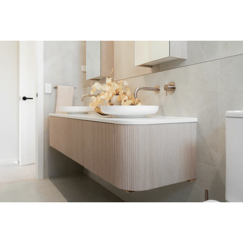 Meir Round Wall Mixer Short Pinâ€“lever Trim Kit (In-wall Body Not Included) - Champagne - Image 3