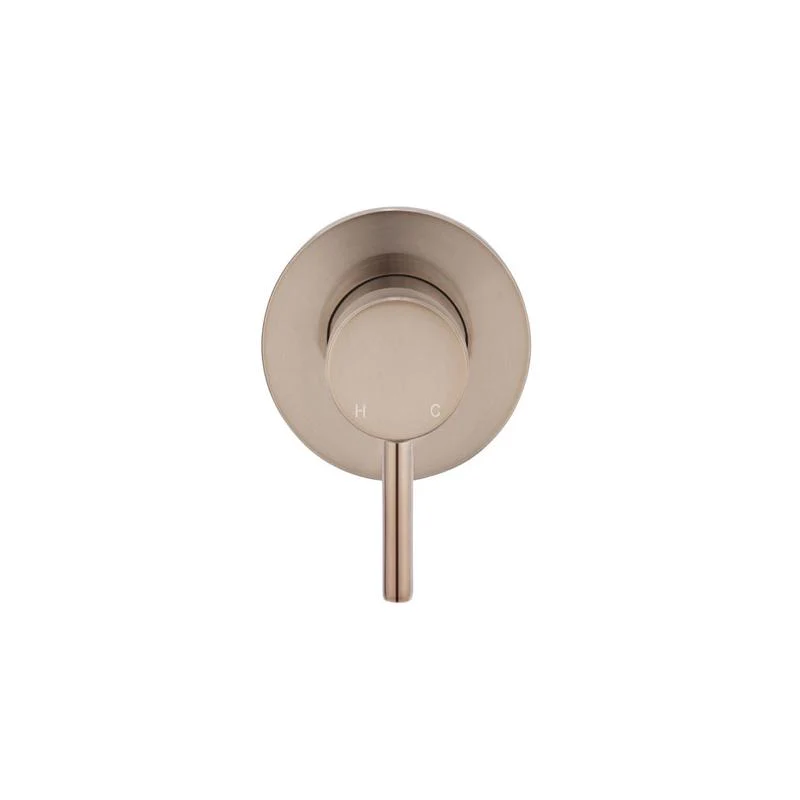 Meir Round Wall Mixer Short Pinâ€“lever Trim Kit (In-wall Body Not Included) - Champagne - Image 5