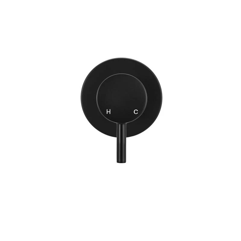 Meir Round Wall Mixer Short Pinâ€“lever Trim Kit (In-wall Body Not Included) - Black Matte - Image 3