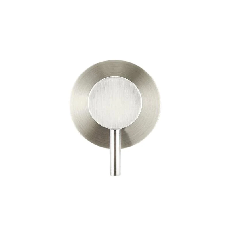 Meir Round Wall Mixer Short Pinâ€“lever Trim Kit (In-wall Body Not Included) - PVD Brushed Nickel - Image 4