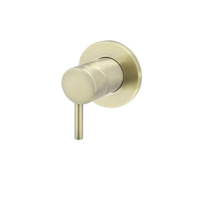 Meir Round Wall Mixer Short Pinâ€“lever Trim Kit (In-wall Body Not Included) - PVD Tiger Bronze
