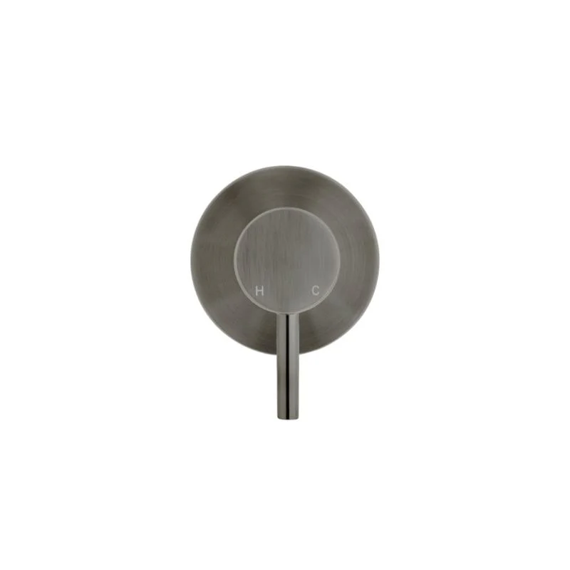 Meir Round Wall Mixer Short Pin–lever Trim Kit (In-wall Body Not Included) - Shadow Gun Metal - Image 3